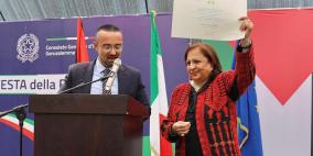 الرئيس الإيطالي يمنح الوزيرة الكيلة وسام نجمة إيطاليا الكبرى