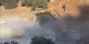 الاحتلال يهدم أربع شقق سكنية في مدينة بيت جالا