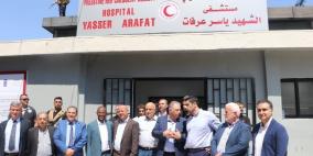 دبور يشارك في افتتاح المرحلة الأولى من البناء لمجمع الشهيد ياسر عرفات الطبيّ جنوب لبنان