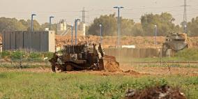 آليات الاحتلال تتوغل شرق بيت حانون شمال قطاع غزة