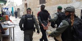 الاحتلال يعتقل فتى قرب باب العمود في القدس