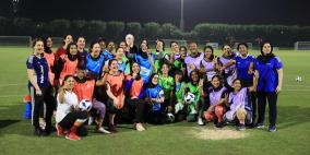 مؤسسة الجيل المبهر تنظم أنشطة كرة القدم من أجل التنمية للمتطوعات في قطر