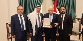 الرئيس عباس يمنح الراحل سعد المجالي نجمة الاستحقاق من وسام دولة فلسطين