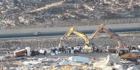 الاحتلال يهدم 7 منشآت شرق القدس 