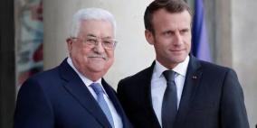 الرئيس عباس يشيد بمواقف فرنسا الداعمة لتحقيق السلام وفق حل الدولتين