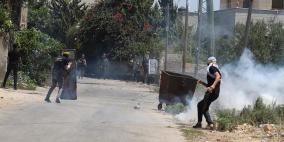 إصابات بالرصاص وقنابل الغاز خلال قمع الاحتلال لمسيرة كفر قدوم