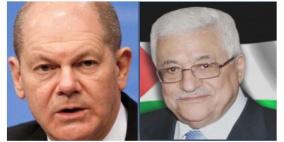 تفاصيل المؤتمر الصحفي بين الرئيس عباس والمستشار الألماني