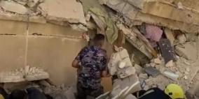 وفاة مواطنة أردنية وإصابة 11 في انهيار عمارة سكنية بعمان