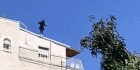 فيديو .. سقوط فتاة من أعلى بناية سكنية في القدس