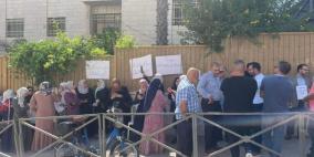 مقدسيون يتظاهرون ضد فرض مناهج الاحتلال على المدارس