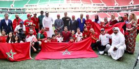 استاد الثمامة المونديالي يستقبل مشجعي المنتخب المغربي
