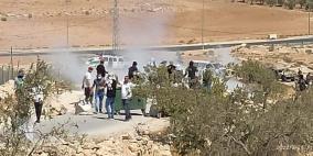 إصابة 3 صحفيين خلال قمع الاحتلال فعالية في مسافر يطا