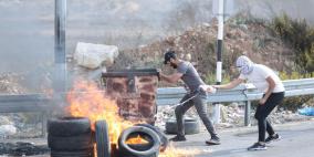 مواجهات مع الاحتلال عند مدخل قرية النبي صالح