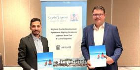 شركة(MORE FUN Palestine) تحصل على وكالة حصرية لترخيص أنظمة وتكنولوجيا (Crystal Lagoons) لبناء بحيرات صناعية