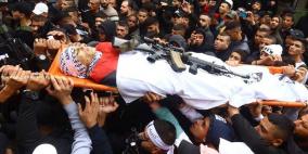 صور: نابلس تشيع جثمان الشهيد مهدي حشاش