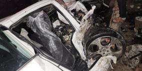 محدث: وفاتان و5 إصابات في حادث سير  مروع شرق بيت لحم