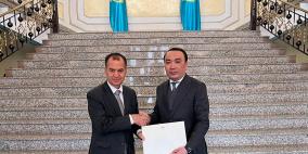 الرئيس يهنئ نظيره الكازاخستاني بمناسبة اعادة انتخابه