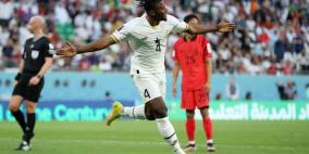 غانا تخطف انتصارا غاليا من كوريا الجنوبية في كأس العالم 2022