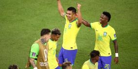 البرازيل تتخطى سويسرا بقذيفة كاسيميرو في كأس العالم 2022