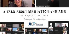 مؤسسة ACT لحل النزاعات تستضيف الوسيطة الايرلندية Gerry O’solivan