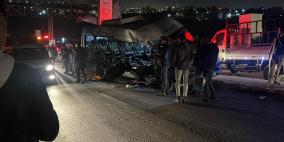  10 إصابات في حادث سير على طريق العيزرية – أبوديس