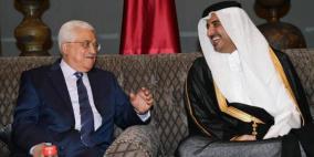 الرئيس عباس يهنئ أمير قطر بنجاح استضافة المونديال