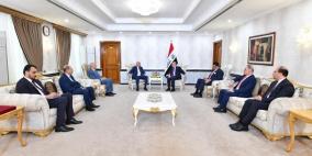 الرجوب يطلع نائب رئيس الوزراء العراقي على آخر المستجدات