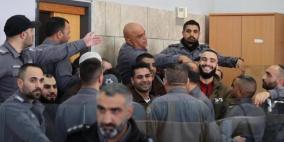 بالصور: محكمة الاحتلال تعقد جلسة استئناف لأسرى نفق الحرية