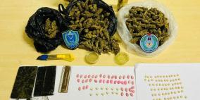 القبض على أحد تجار المخدرات وبحوزته كمية من المواد المخدرة بالخليل