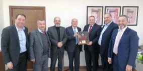جمعية رجال الأعمال الفلسطينيين- القدس تلتقي السفير الأردني في رام الله