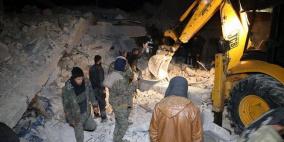  ارتفاع أعداد ضحايا انهيار مبنى سكني في حلب إلى 16 