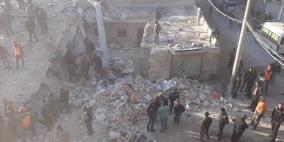بالصور: 10 وفيات جراء انهيار مبنى سكني في حلب