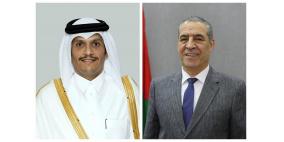 الشيخ ووزير الخارجية القطري يبحثان استمرار التنسيق المشترك