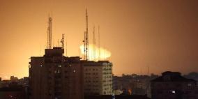 شاهد: طائرات الاحتلال تقصف عدة مواقع في قطاع غزة