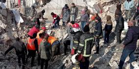 "محدث" ارتفاع عدد الضحايا الفلسطينيين جراء الزلزال إلى 70