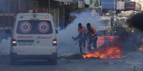 شاهد: شهيد وإصابات في مواجهات مع الاحتلال بالضفة الغربية