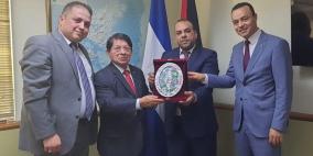 وزير خارجية نيكاراغوا يستقبل أمين عام اتحاد الكتاب مراد السوداني