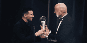 ليونيل ميسي يفوز بجائزة أفضل لاعب في العالم 2022
