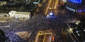 شاهد: آلاف الإسرائيليين يتظاهرون ضد حكومة نتنياهو