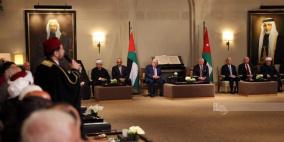 بالصور: الرئيس عباس يلبي دعوة الملك عبد الله الثاني للإفطار