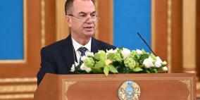 السفير أبو زيد يلقي كلمة السلك الدبلوماسي العام لدى كازاخستان