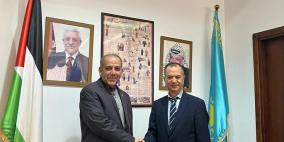 السفير أبو زيد يستقبل نظيره الإيراني الجديد لدى كازاخستان