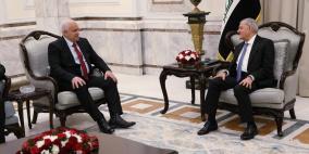 الرئيس العراقي يؤكد دعم بلاده حقوق الشعب الفلسطيني