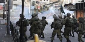 بالفيديو: إصابات بمواجهات مع الاحتلال في بيت فوريك شرق نابلس