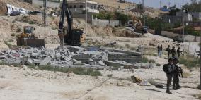الاحتلال يهدم 3 منازل في قرية الديوك التحتا غرب أريحا