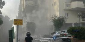 شاهد: مقتل إسرائيلية وإصابات في قصف المقاومة الصاروخي على تل أبيب