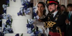 لقطات من زفاف ولي العهد الأردني الأمير الحسين والأميرة رجوة