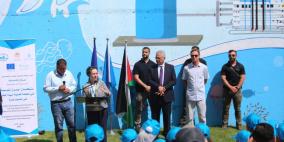 غزة: الاحتفال بانتهاء المرحلة الأخيرة لتوسعة محطة تحلية مياه البحر