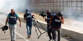 الاحتلال يستهدف الصحفيين خلال تغطيتهم عدوانه على جنين