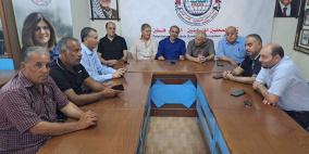 نقابة الصحفيين تستقبل وفد جبهة النضال الشعبي الفلسطيني